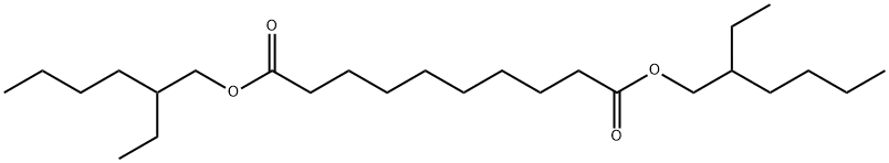 Bis(2-ethylhexyl) sebacate Structure